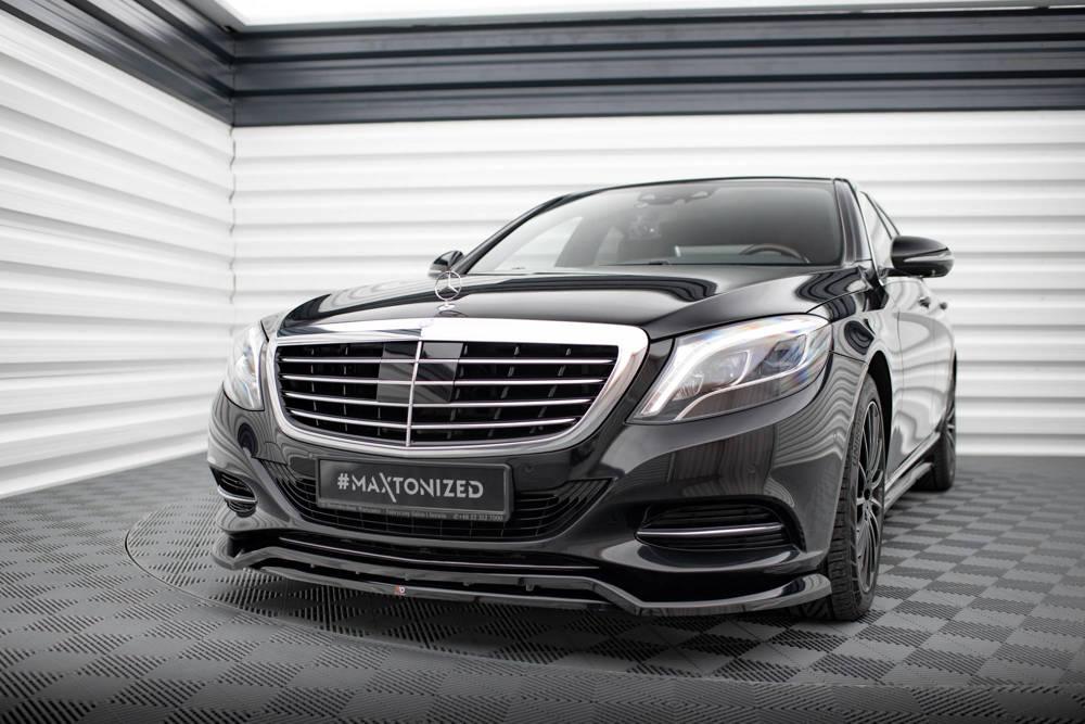 Front Lippe / Front Splitter / Frontansatz für Mercedes-Benz S-Klasse W222 von Maxton Design