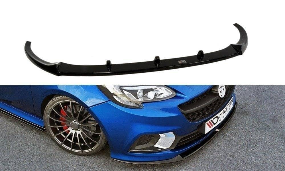 Front Splitter / Cup Schwert / Frontansatz Nürburg für Opel Corsa E OPC von Maxton Design
