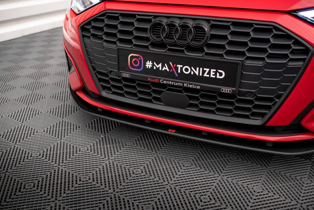Front Lippe / Front Splitter / Frontansatz für Fiat 500 Abarth Facelift von Maxton Design