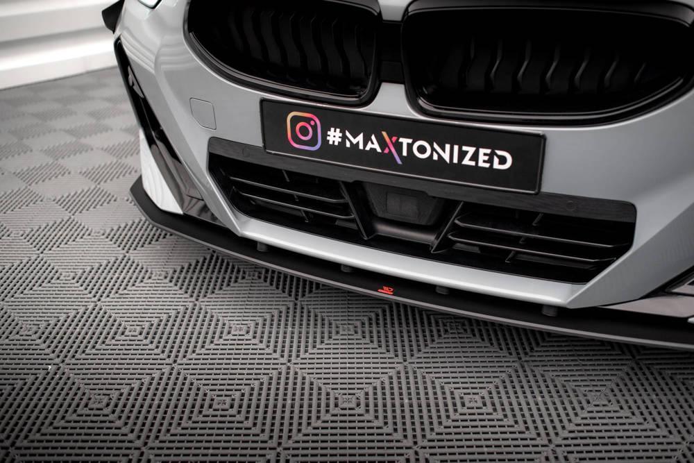 Front Lippe / Front Splitter / Frontansatz V.2 für Audi Q3 F3 S-Line von Maxton Design