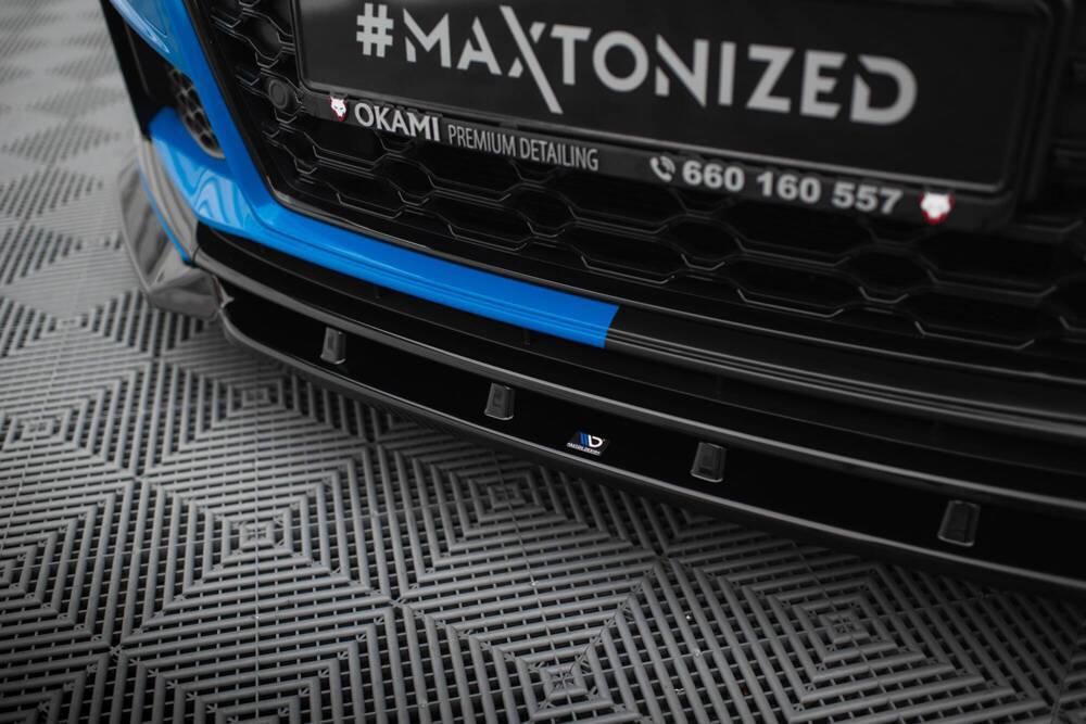 Front Lippe / Front Splitter / Frontansatz V.3 für Audi A6 C7 von Maxton Design