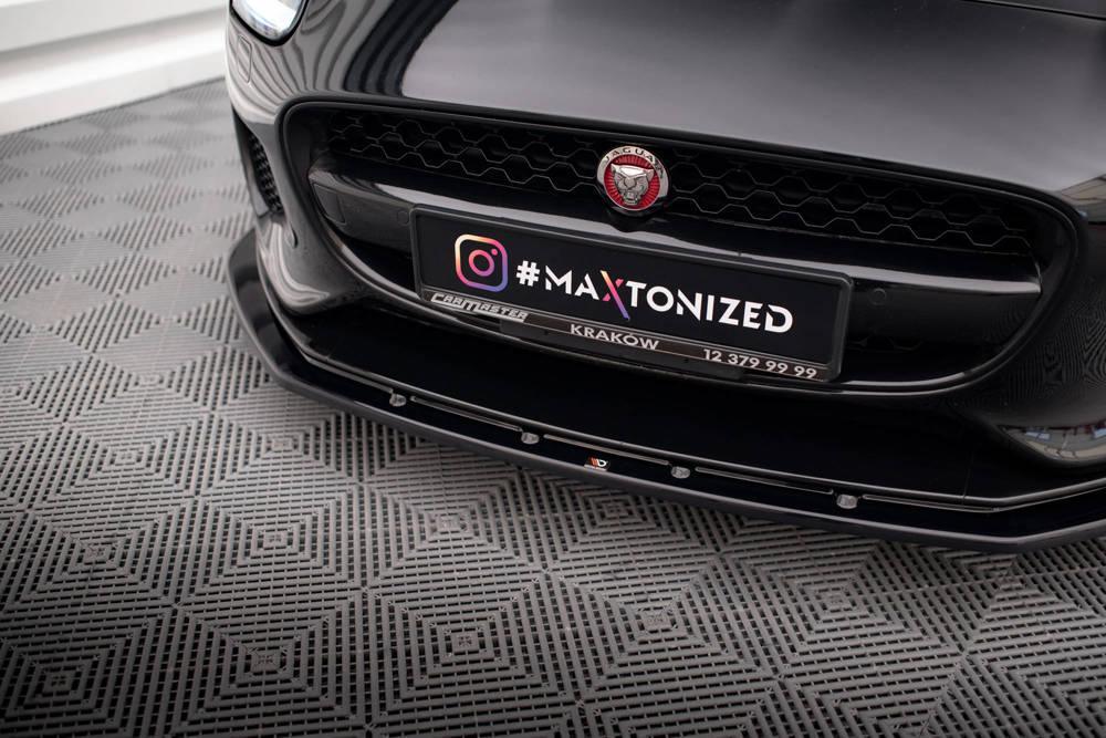 Front Lippe / Front Splitter / Frontansatz V.1 für Jaguar F-Type X152 Facelift von Maxton Design