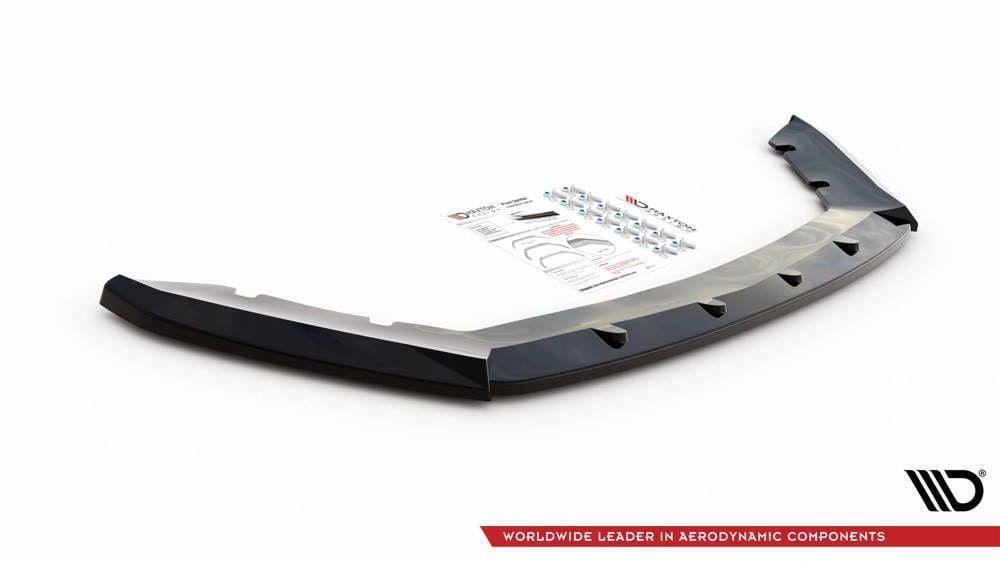 Front Splitter / Cup Schwert / Frontansatz V.1 für Seat Leon Mk3 von Maxton Design