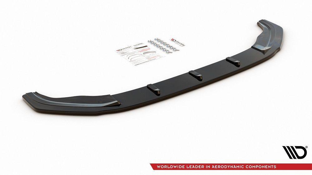 Front Lippe / Front Splitter / Frontansatz V.1 für VW Golf 7 GTI von Maxton Design - UPGRADEMYCAR