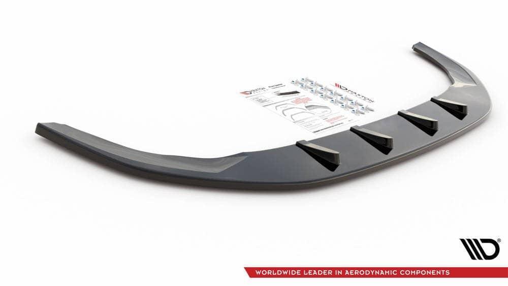 Front Lippe / Front Splitter / Frontansatz V.1 für VW Golf 8 GTI von Maxton Design - UPGRADEMYCAR