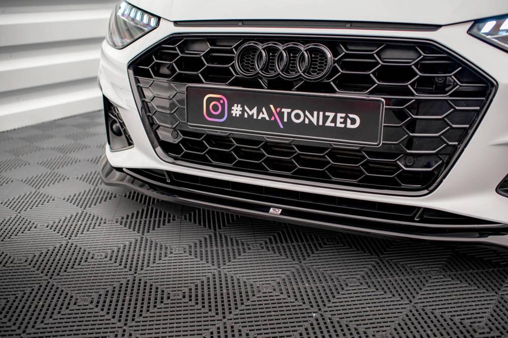 Front Lippe / Front Splitter / Frontansatz V.2 für Audi S4 B9 Facelift von Maxton Design