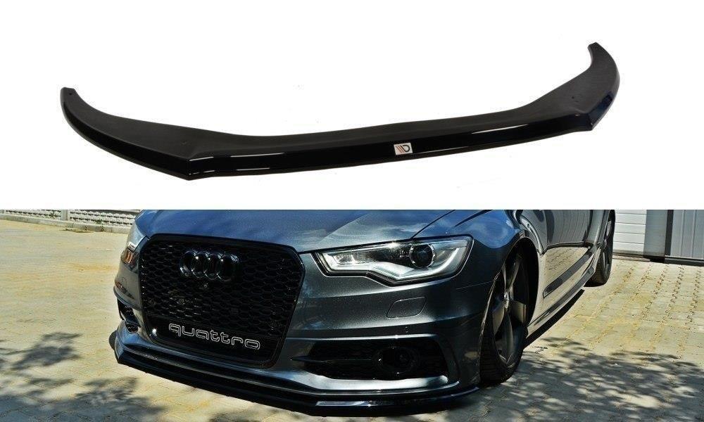 Front Lippe / Front Splitter / Frontansatz V.2 für Audi S6 / A6 S-Line C7 von Maxton Design - UPGRADEMYCAR