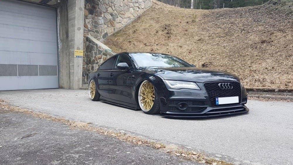 Front Lippe / Front Splitter / Frontansatz V.2 für Audi S7 / A7 S-Line C7 von Maxton Design - UPGRADEMYCAR