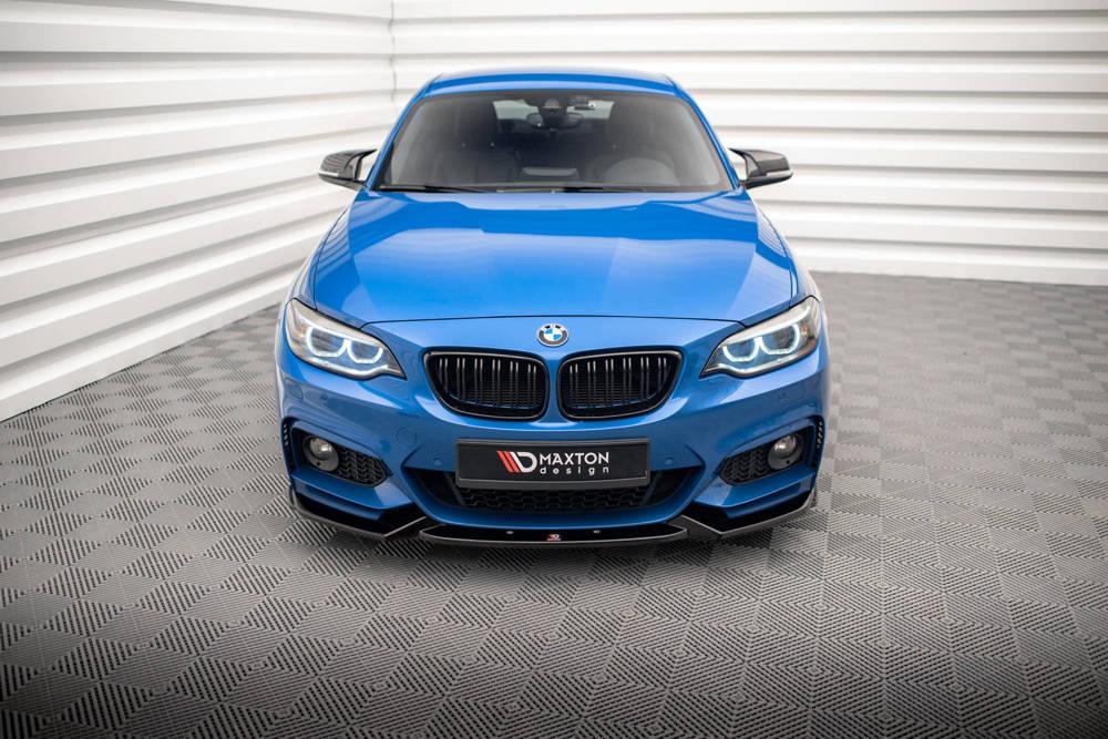 Front Lippe / Front Splitter / Frontansatz V.2 für BMW 2er F22 M-Paket von Maxton Design