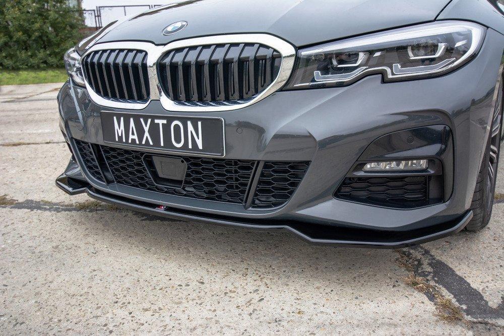 Front Lippe / Front Splitter / Frontansatz V.2 für BMW 3 G20 M-Packet von Maxton Design