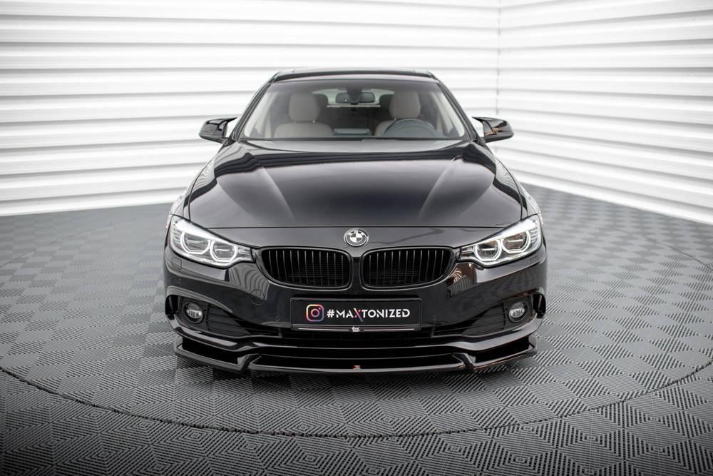 Front Lippe / Front Splitter / Frontansatz V.2 für BMW 4 Grand Coupe F36 von Maxton Design