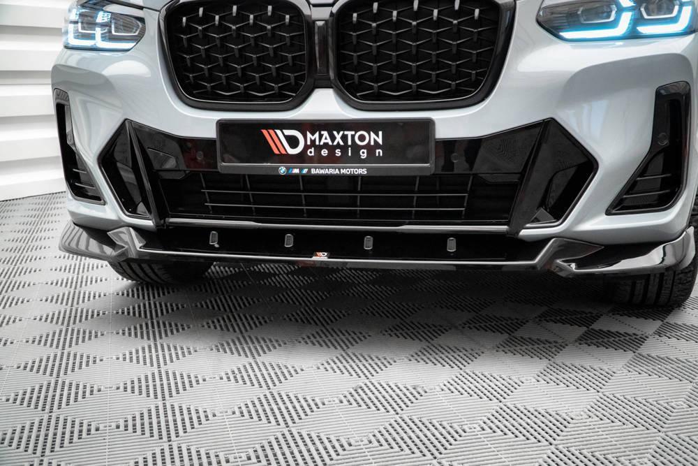 Front Splitter / Cup Schwert / Frontansatz V.2 für BMW X4 G02 Facelift M-Paket von Maxton Design