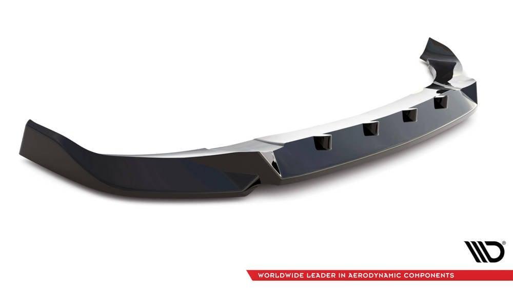 Front Splitter / Cup Schwert / Frontansatz V.2 für BMW X4 G02 Facelift M-Paket von Maxton Design