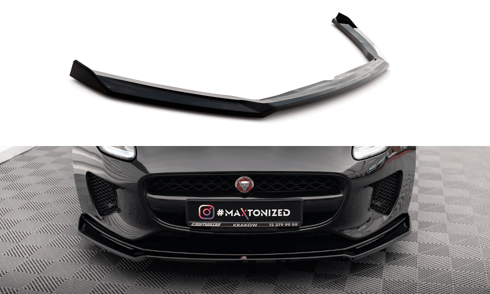 Front Lippe / Front Splitter / Frontansatz V.2 für Jaguar F-Type X152 Facelift von Maxton Design