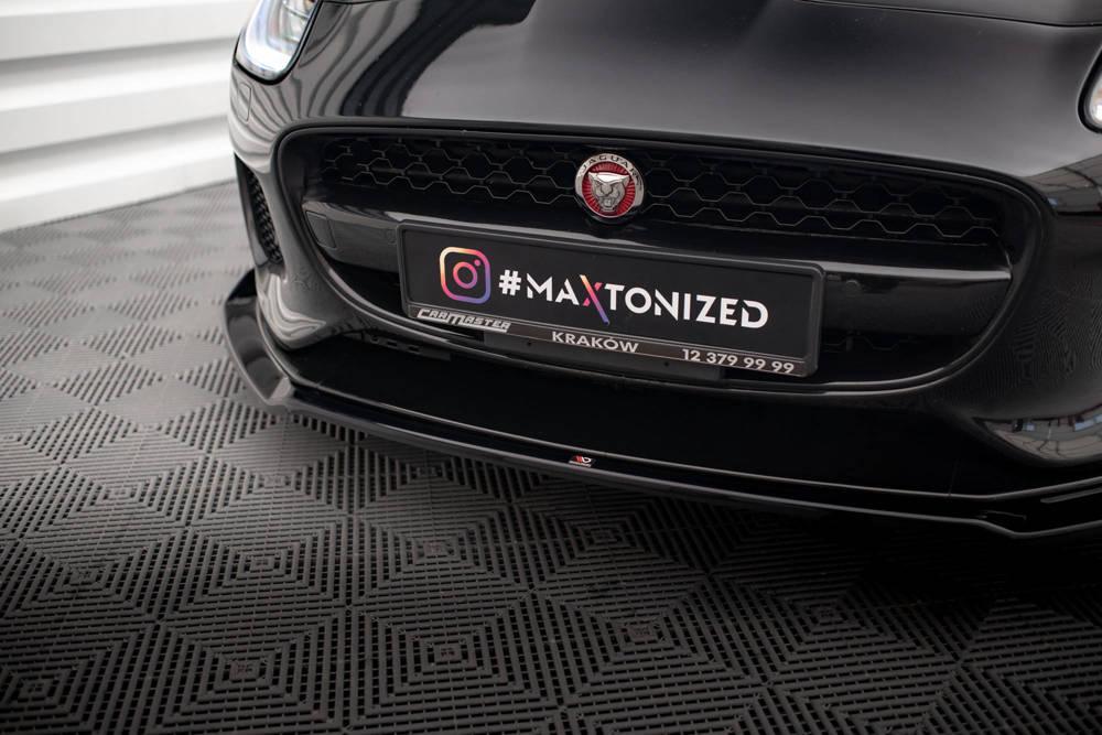 Front Lippe / Front Splitter / Frontansatz V.2 für Jaguar F-Type X152 Facelift von Maxton Design