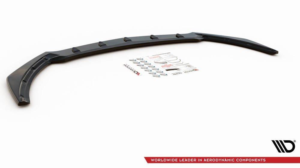 Front Lippe / Front Splitter / Frontansatz V.2 für Mercedes-AMG CLA 35 AERO C118 von Maxton Design - UPGRADEMYCAR