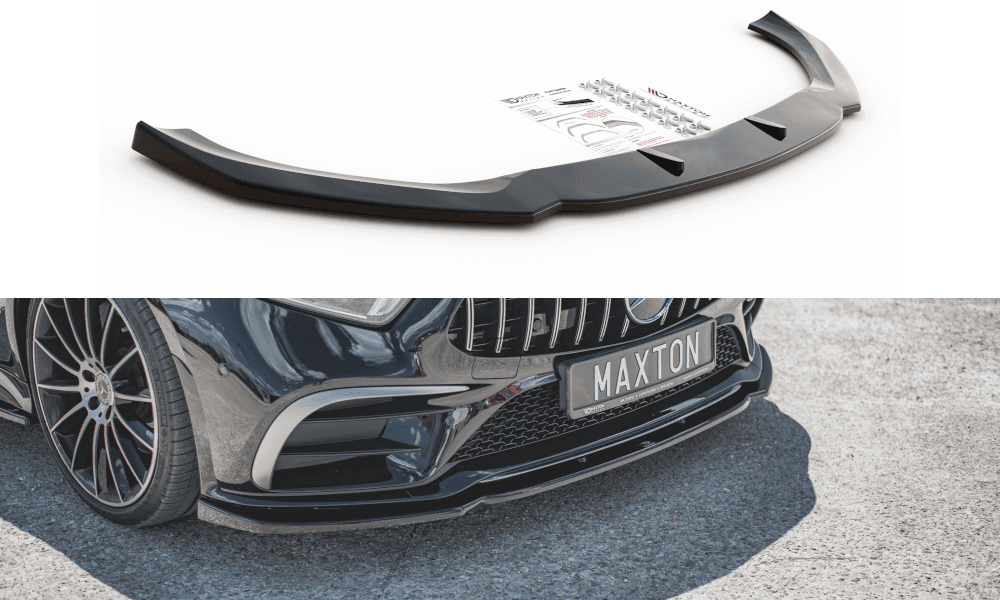 Front Lippe / Front Splitter / Frontansatz V.2 für Mercedes-CLS AMG-Line C257 von Maxton Design - UPGRADEMYCAR