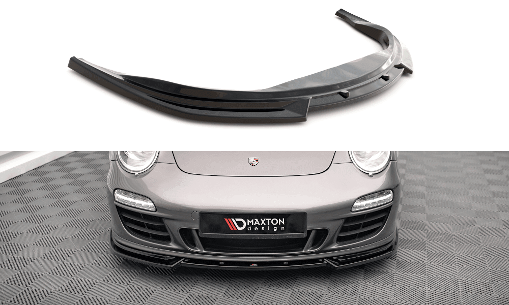 Front Lippe / Front Splitter / Frontansatz V.2 für Porsche 911 Carrera GTS 997.2 von Maxton Design