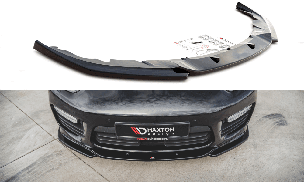 Front Splitter / Cup Schwert / Frontansatz V.2 für Porsche Panamera Turbo 970 Facelift von Maxton Design