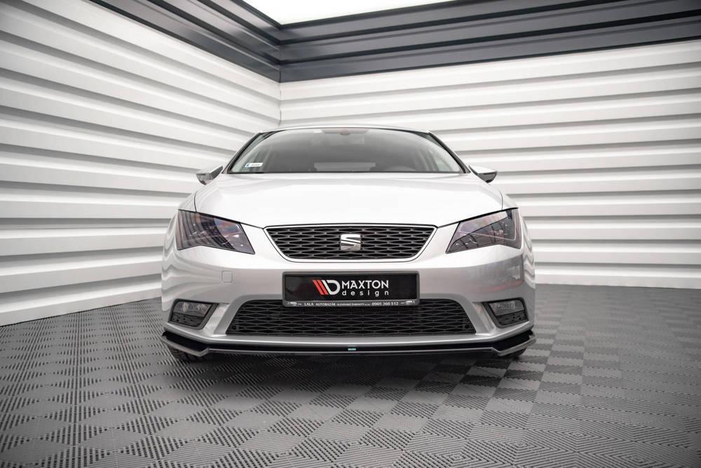 Front Splitter / Cup Schwert / Frontansatz V.2 für Seat Leon Mk3 von Maxton Design
