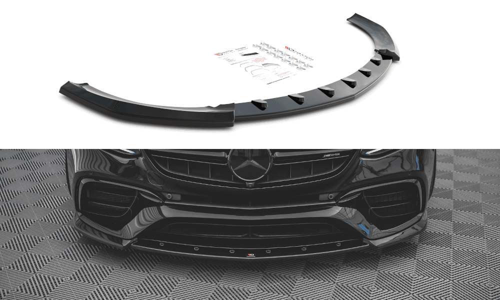 Front Splitter / Cup Schwert / Frontansatz V.3 für Mercedes E63 AMG S213/W213 von Maxton Design