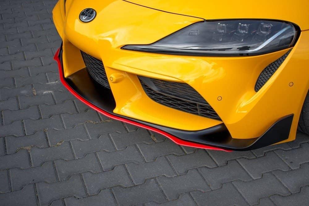 Front Diffusor / Front Splitter / Cup Schwert / Frontansatz V.3 für Toyota Supra MK5 von Maxton Design