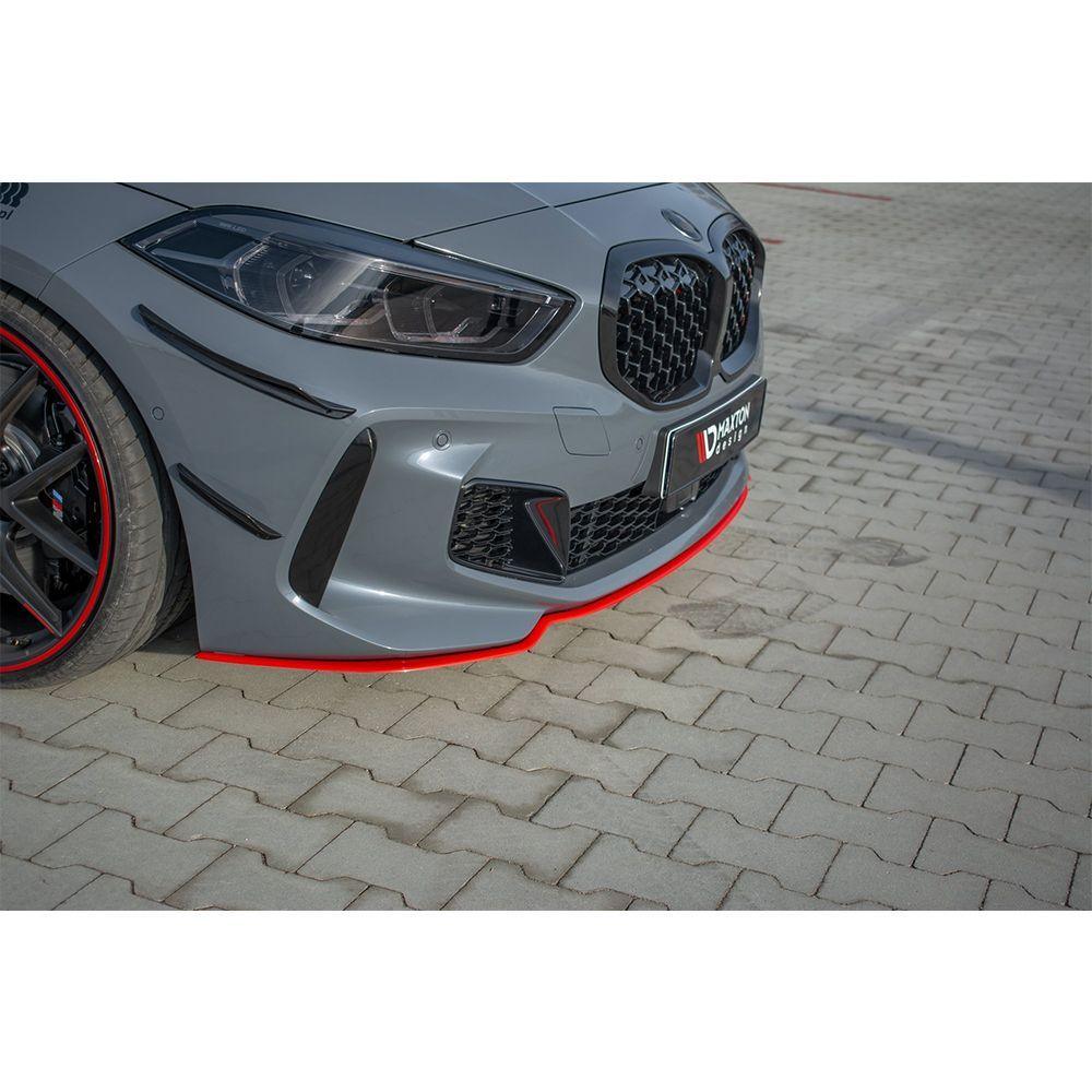 Front Lippe / Front Splitter / Frontansatz V.4 für BMW 1er F40 M135i M-Paket von Maxton Design - UPGRADEMYCAR