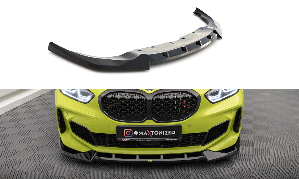 Front Lippe / Front Splitter / Frontansatz V.6 für BMW 1 F40 M-Paket / M135i von Maxton Design