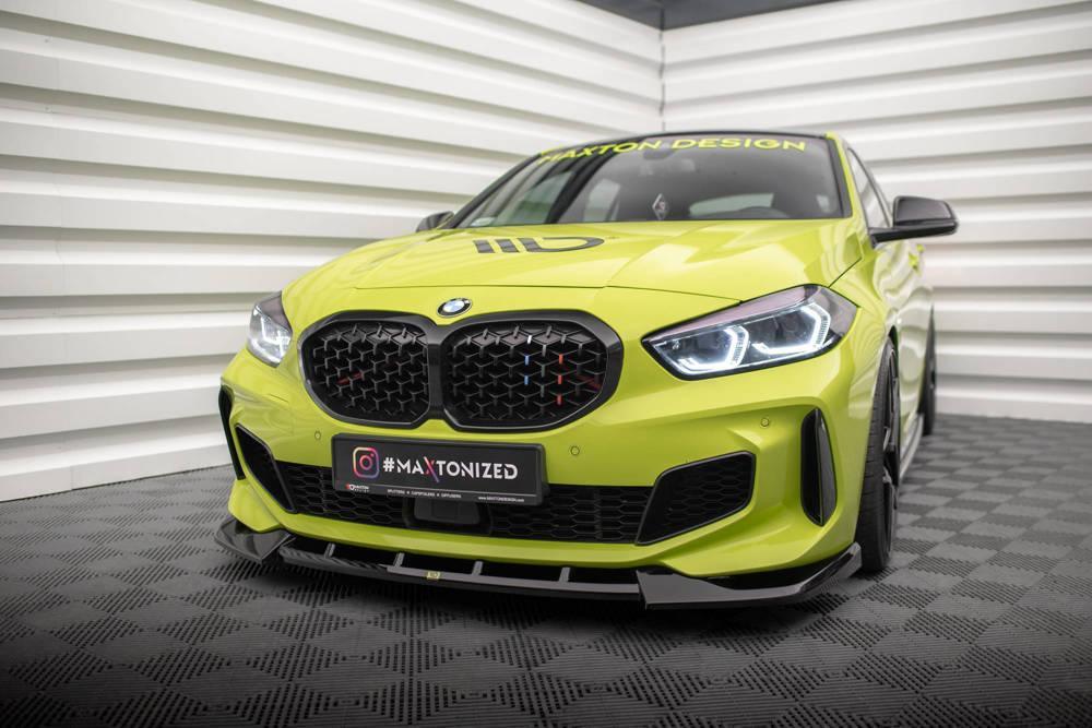 Front Lippe / Front Splitter / Frontansatz V.6 für BMW 1 F40 M-Paket / M135i von Maxton Design