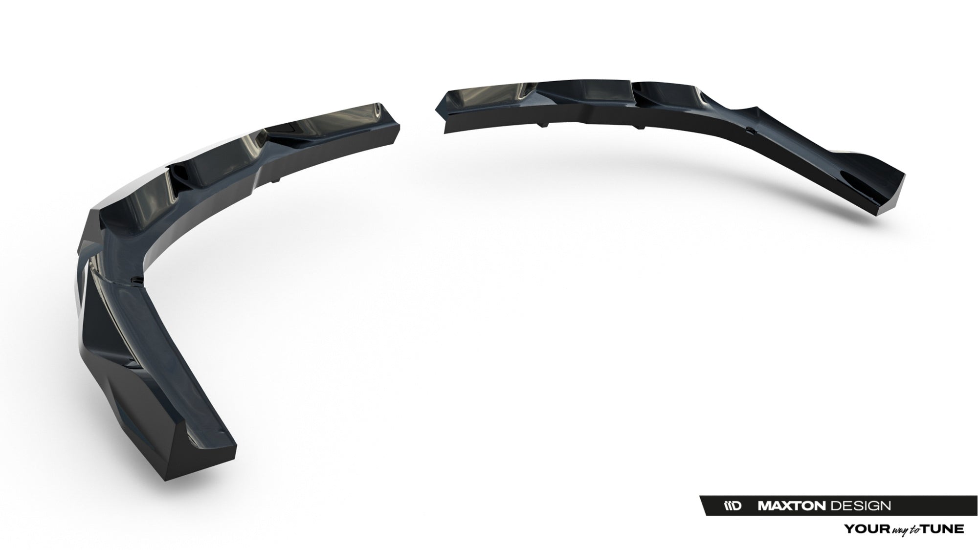 Zentraler Hinterer Splitter für BMW X3 G45 M-Paket von Maxton Design