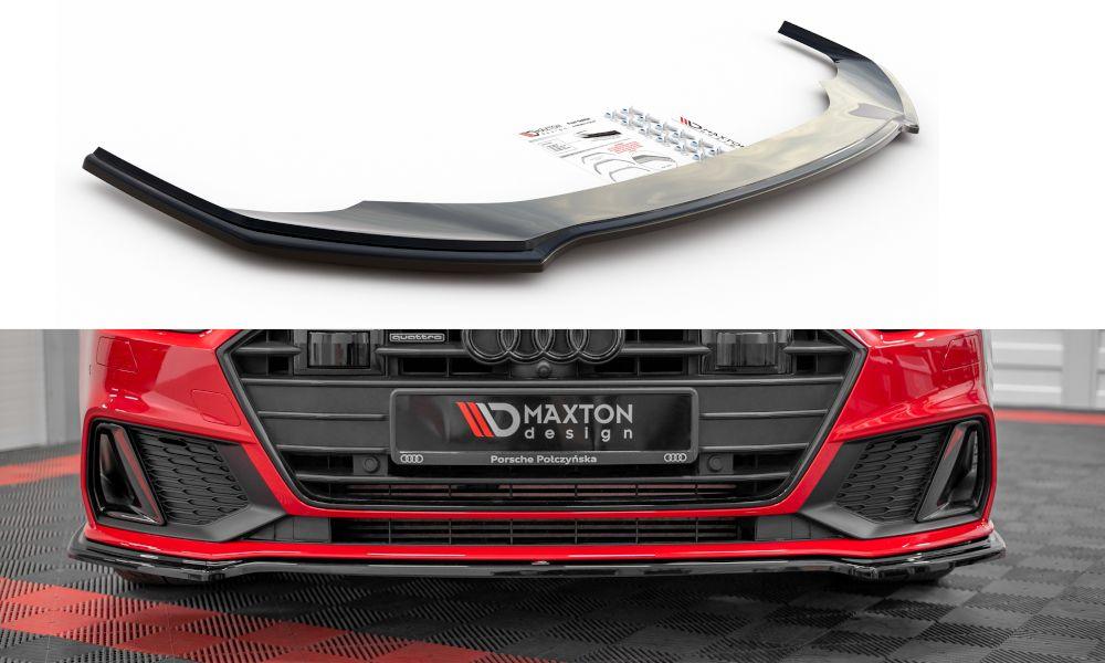 Front lip / front splitter / front apron V.1 for Audi A7 C8 S-Line by Maxton Design