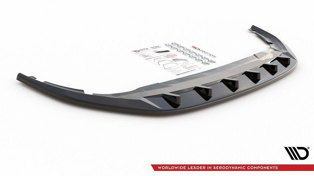 Front lip / front splitter / front apron V.1 for VW Golf 8 by Maxton Design