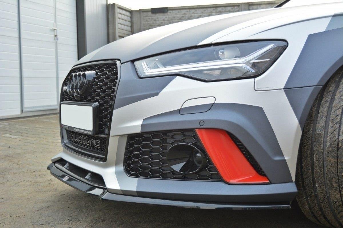 Front lip / front splitter / front apron V.2 for Audi RS6 C7 by Maxton Design