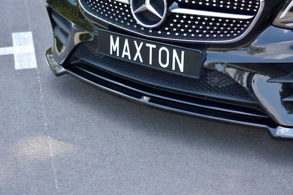 Front Lippe / Front Splitter / Frontansatz V.2 für Mercedes E-Klasse W213 Coupe (C238) AMG-Line von Maxton Design