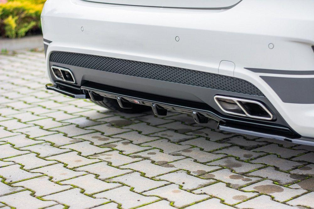 Heck Diffusor Erweiterung für Mercedes AMG A45 W176 von Maxton Design