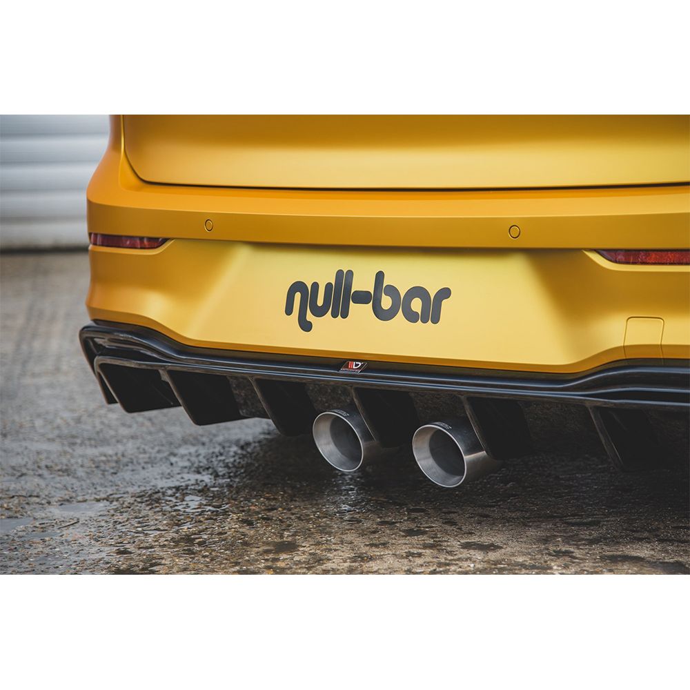 Heck Diffusor im Set mit Auspuff für VW Golf 8 für R32 Look von Maxton Design