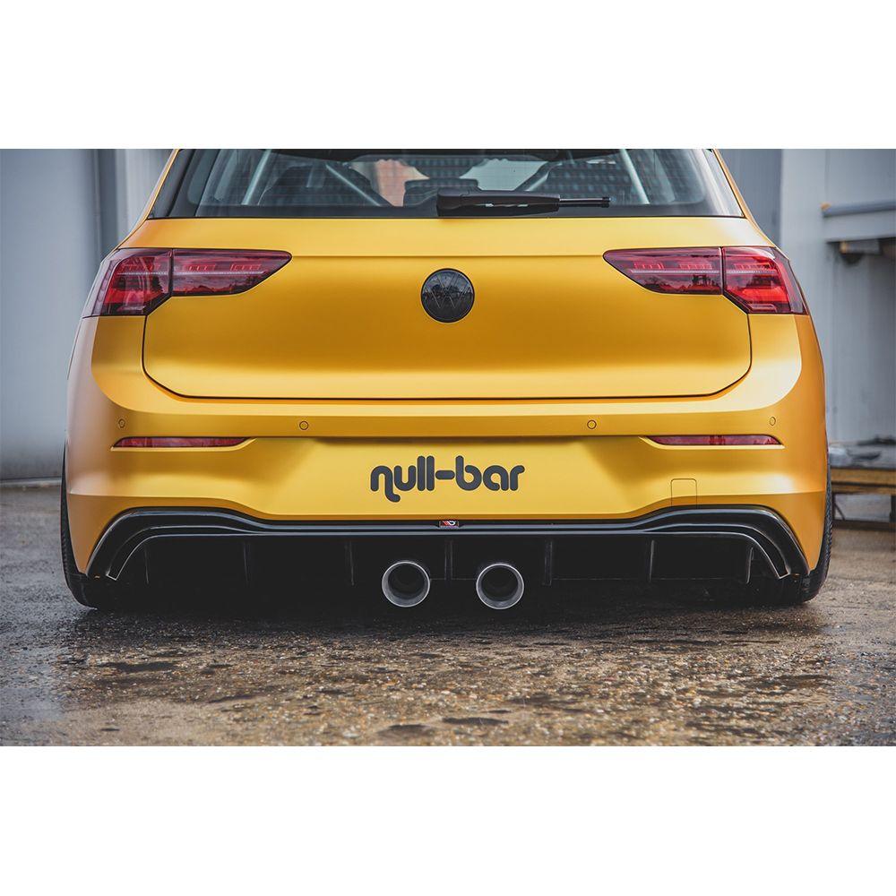Heck Diffusor im Set mit Auspuff für VW Golf 8 für R32 Look von Maxton Design