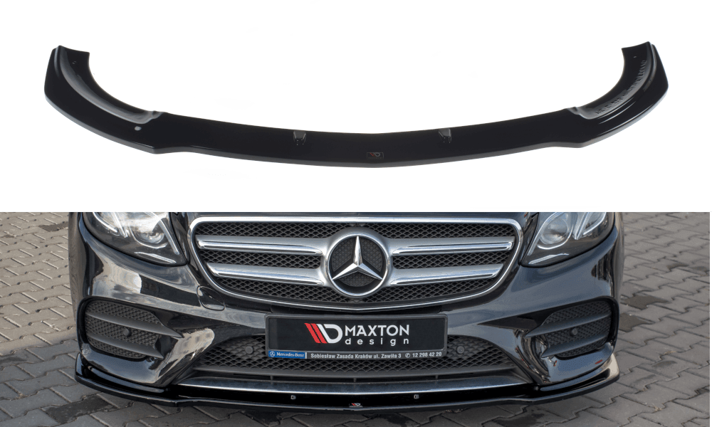Front lip / front splitter / front apron for Mercedes Benz E-Class E43 AMG / AMG-Line W213 by Maxton Design