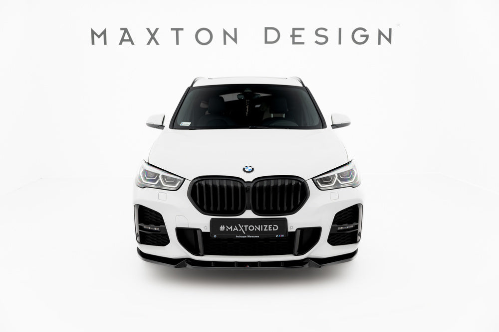 Frontlippe / Frontsplitter / Frontansatz für BMW X1 M-Paket F48 Facelift von Maxton Design
