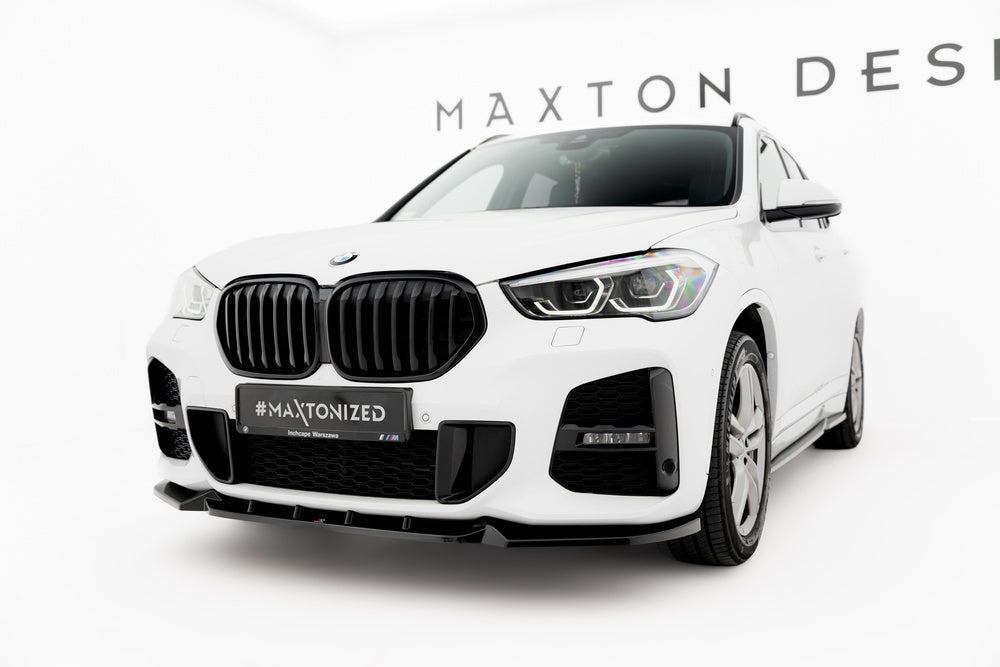 Frontlippe / Frontsplitter / Frontansatz für BMW X1 M-Paket F48 Facelift von Maxton Design