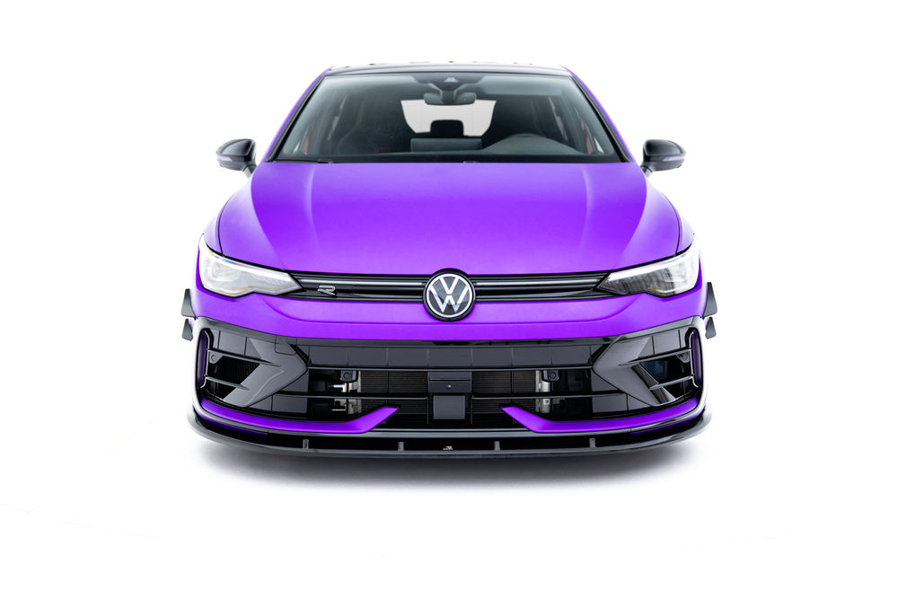 Frontlippe / Frontsplitter / Frontansatz V.2 für VW Golf R Mk8 Facelift von Maxton Design