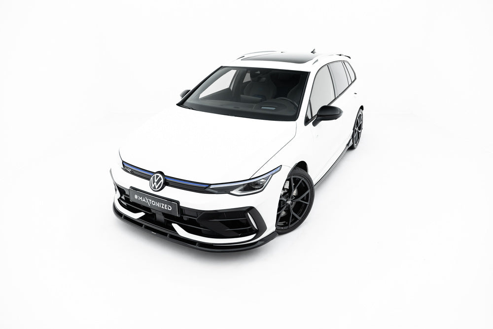 Frontlippe / Frontsplitter / Frontansatz V.2 für Golf R Variant Mk8 Facelift von Maxton Design