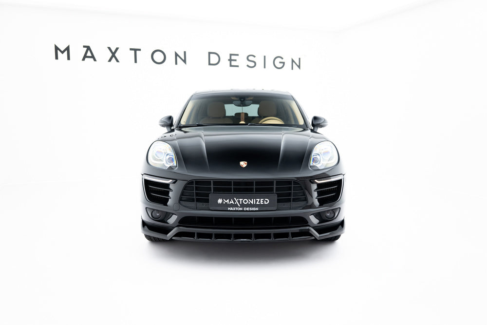 Frontlippe / Frontsplitter / Frontansatz V.3 für Porsche Macan Mk1 von Maxton Design