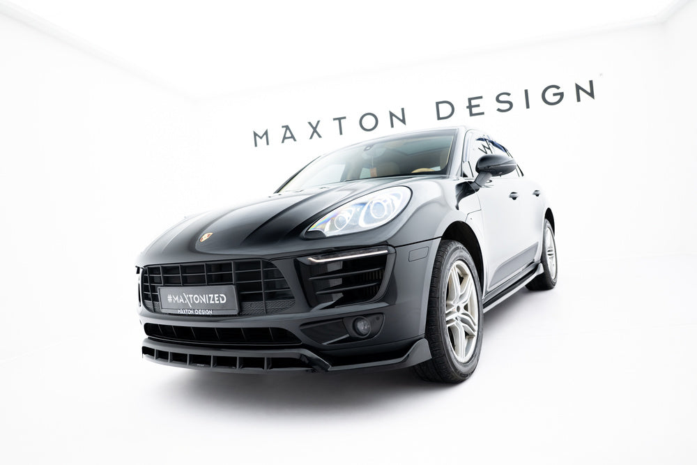 Frontlippe / Frontsplitter / Frontansatz V.3 für Porsche Macan Mk1 von Maxton Design