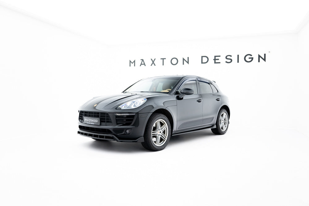 Frontlippe / Frontsplitter / Frontansatz V.3 für Porsche Macan Mk1 von Maxton Design