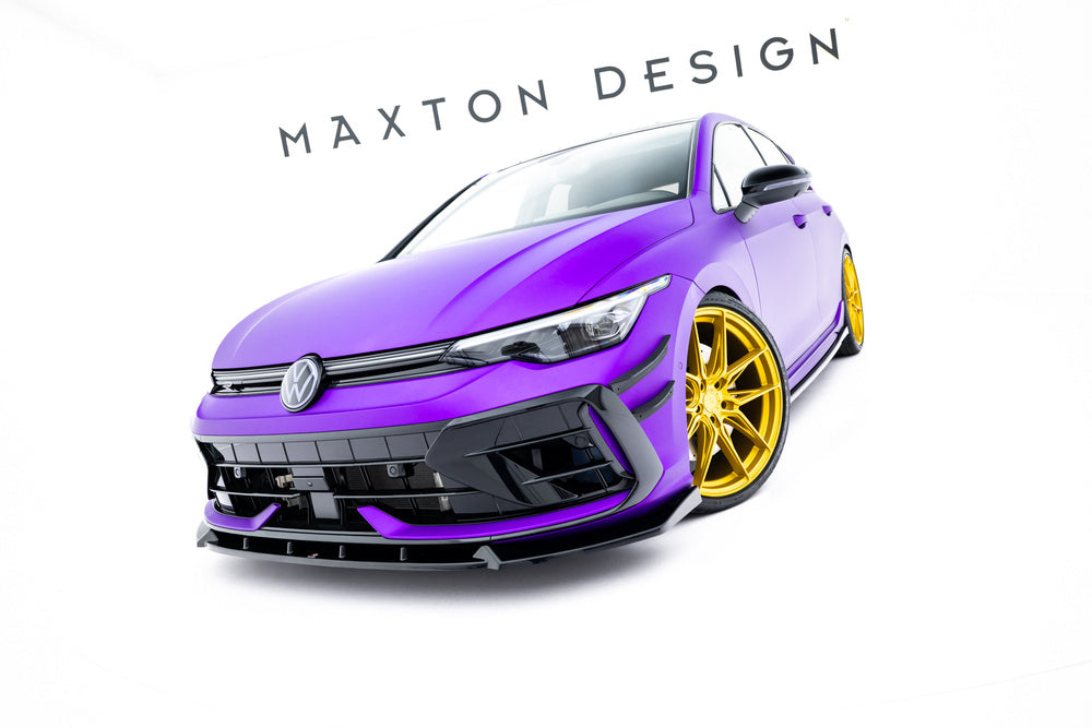 Frontlippe / Frontsplitter / Frontansatz V.3 für VW Golf R Mk8 Facelift von Maxton Design