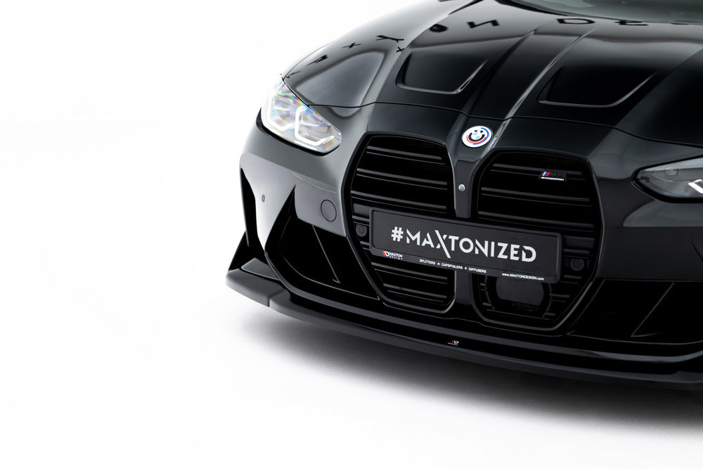 Frontlippe / Frontsplitter / Frontansatz V.4 CSL Look für BMW M3 Limousine / Touring G80 / G81 von Maxton Design