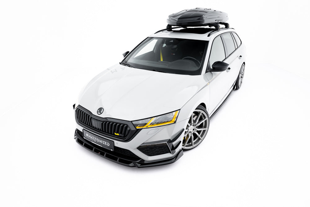 Frontlippe / Frontsplitter / Frontansatz V.5 für Skoda Octavia RS MK4 von Maxton Design