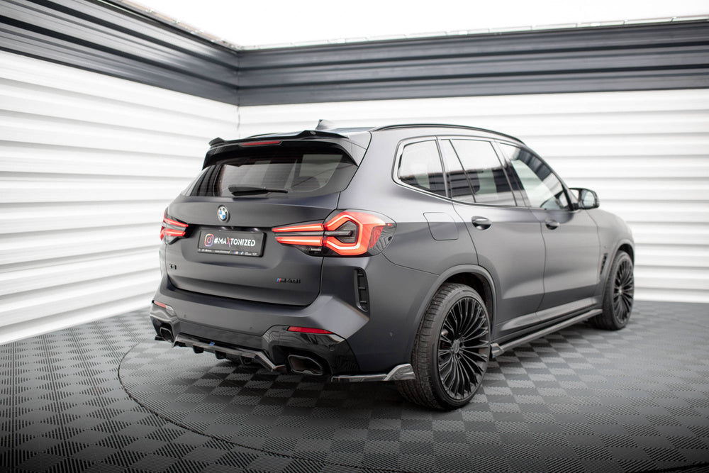Seitliche Heck Diffusor Erweiterung für BMW X3 M-Pack G01 Facelift von Maxton Design