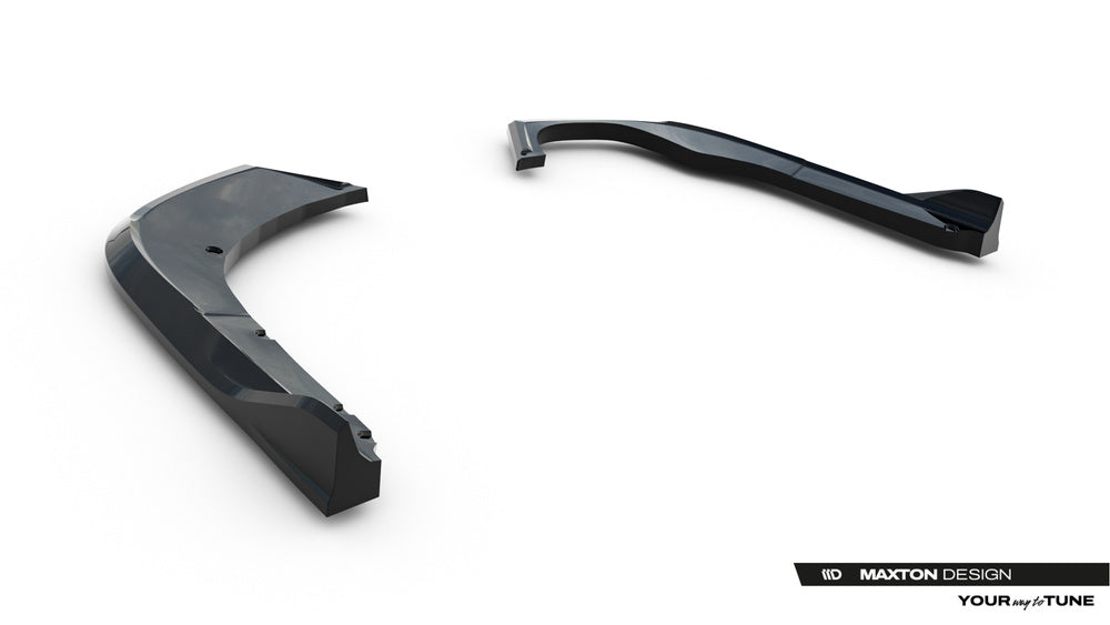 Seitliche Heck Diffusor Erweiterung V.2 für Skoda Superb Sportline Mk4 von Maxton Design